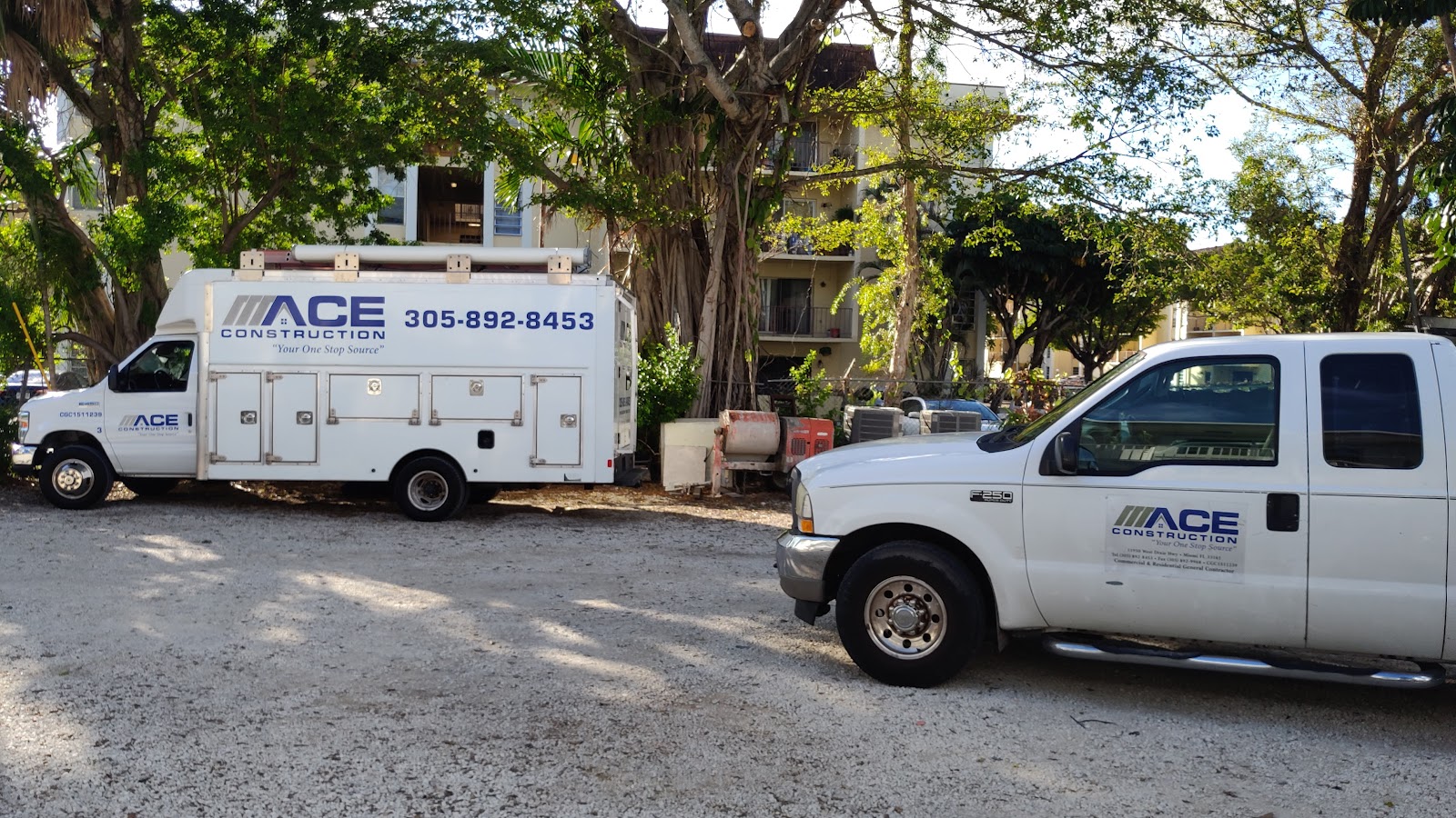 Ace Construction crew on a job site in Miami